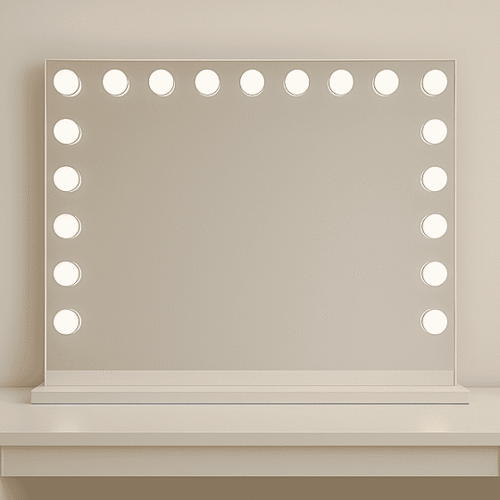 מראת הוליווד יוקרתית עם תאורה מובנית 100 ס"מ