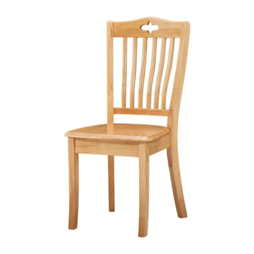 כיסא אוכל מעץ אלון טבעי York-95 - עיצוב חמים ונקי לכל חלל