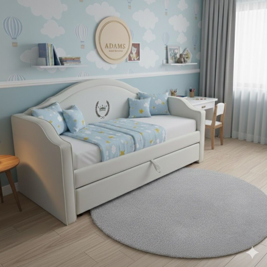 Детская кровать с диваном-кроватью - модель Melano по индивидуальному заказу