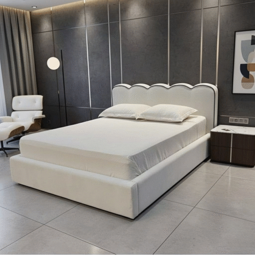 מיטה מרופדת זוגי יחיד - דגם דיור