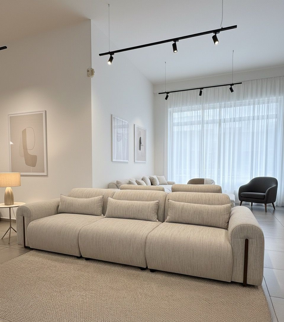 Индивидуальный тканевый диван - модель Plaza