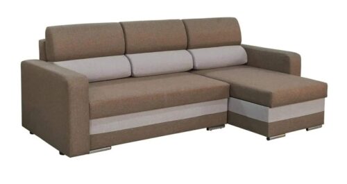 מערכת ישיבה פינתית Luna - ספה נפתחת למיטה עם ארגז אחסון