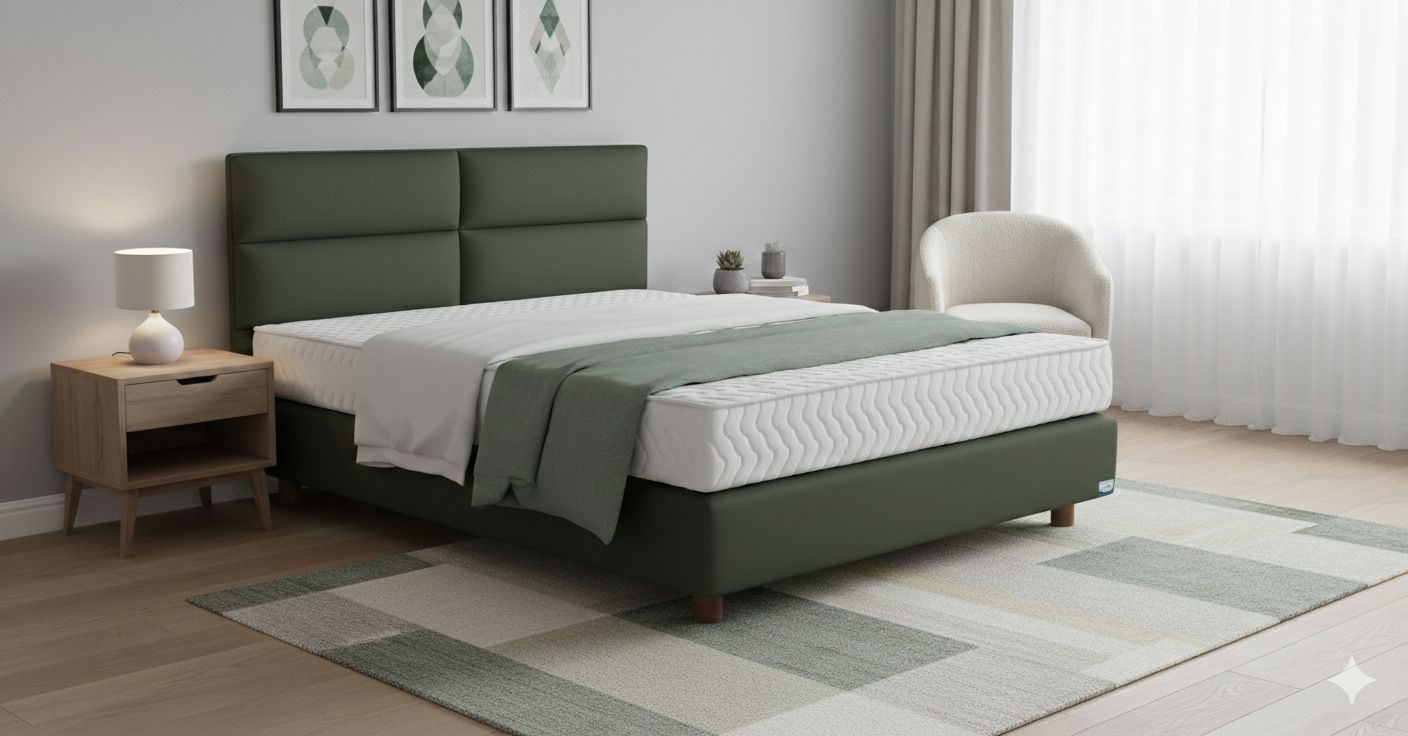 מיטה מרופדת זוגית דגם די וינצ׳י