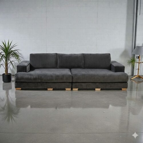 ספה רביצה דגם אריזונה מבד קורדרוי