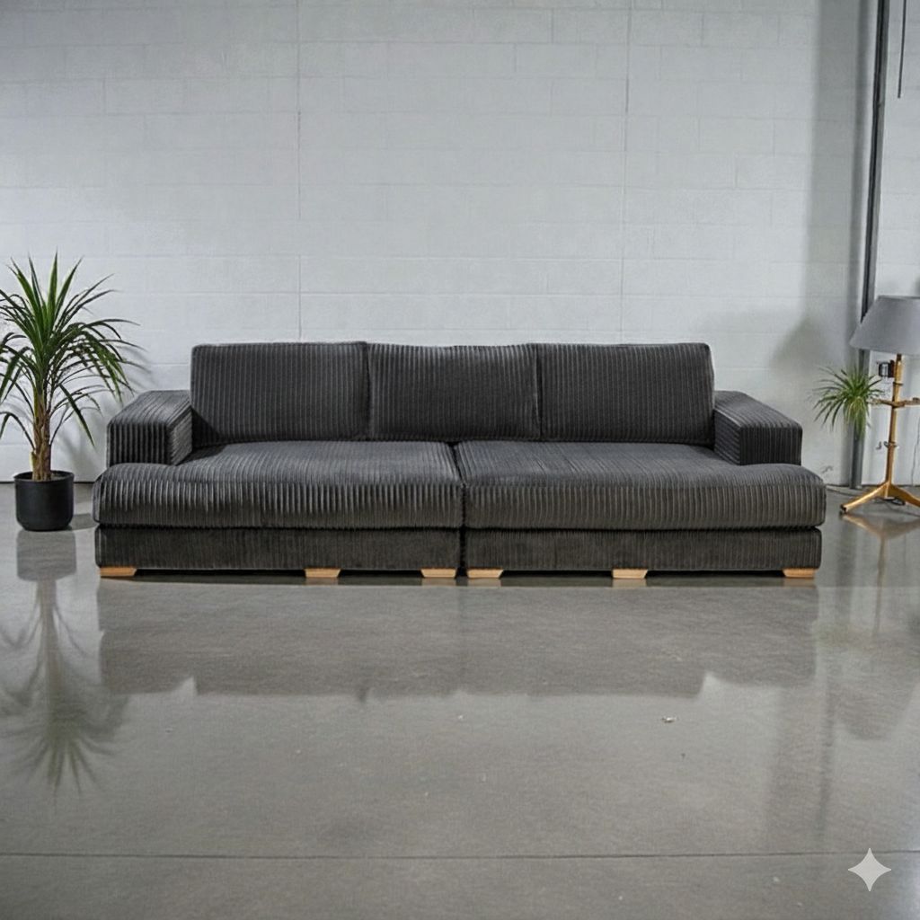 ספה רביצה דגם אריזונה מבד קורדרוי